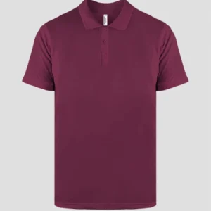 Maroon - New States Apparel Easy Care Polo Shirt